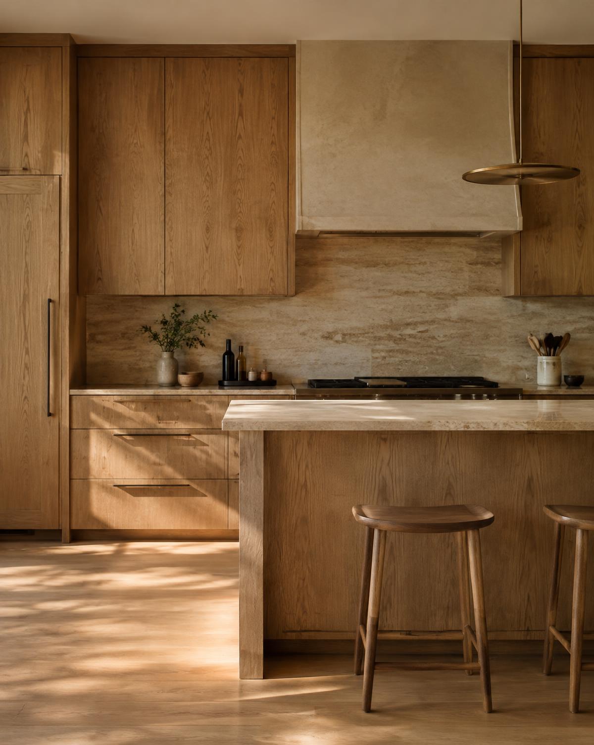 Natural Wood Cabinets kitchen